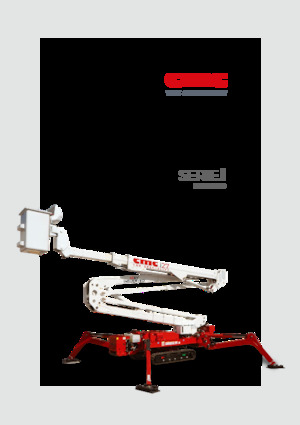 Gąsienicowe, przegubowe podnośniki koszowe CMC i27