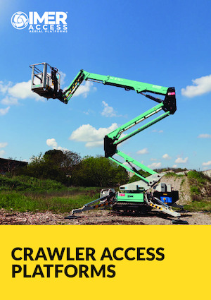 Gąsienicowe, przegubowe podnośniki koszowe Imer IM R 15 DA