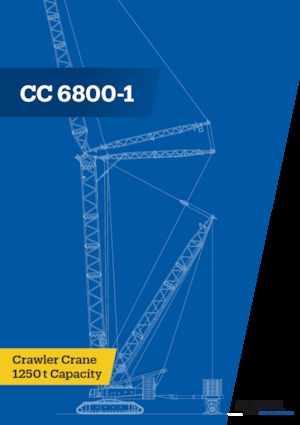 Żurawie gąsienicowe — wysięgnik kratowy Demag CC 6800-1