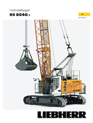 Żurawie gąsienicowe — wysięgnik kratowy Liebherr HS 8040.1