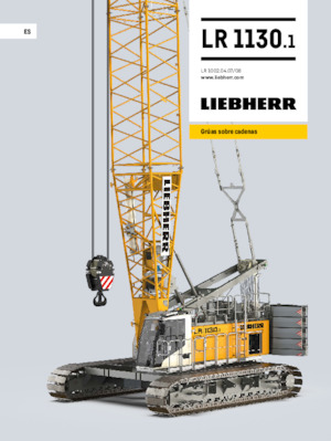 Żurawie gąsienicowe — wysięgnik kratowy Liebherr LR 1130.1