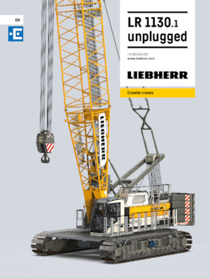 Żurawie gąsienicowe — wysięgnik kratowy Liebherr LR 1130.1 Unplugged 