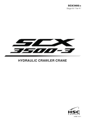 Żurawie gąsienicowe — wysięgnik kratowy Hitachi Sumitomo SCX3500-3