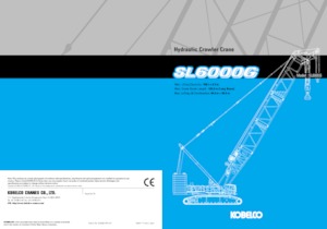Żurawie gąsienicowe — wysięgnik kratowy Kobelco SL6000G	