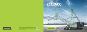 Żurawie gąsienicowe — wysięgnik kratowy Zoomlion ZCC2600