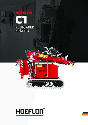 Żurawie gąsienicowe — wysięgnik teleskopowy Hoeflon Hoeflon C1