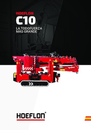 Żurawie gąsienicowe — wysięgnik teleskopowy Hoeflon Hoeflon C10