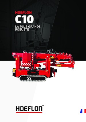 Żurawie gąsienicowe — wysięgnik teleskopowy Hoeflon Hoeflon C10