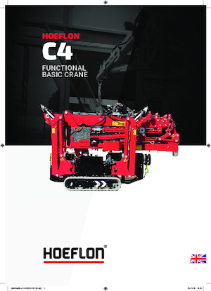 Żurawie gąsienicowe — wysięgnik teleskopowy Hoeflon Hoeflon C4e