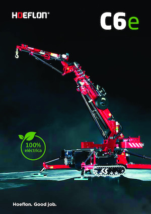 Żurawie gąsienicowe — wysięgnik teleskopowy Hoeflon Hoeflon C6e