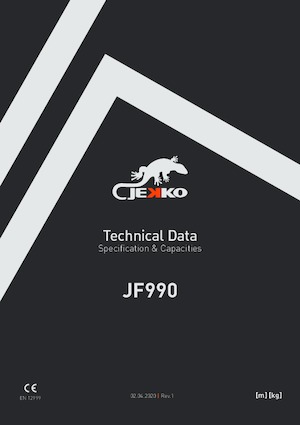 Żurawie gąsienicowe — wysięgnik teleskopowy Jekko JF990