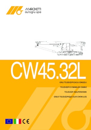 Żurawie gąsienicowe — wysięgnik teleskopowy Marchetti Orsa 45.32L