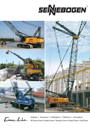 Żurawie gąsienicowe — wysięgnik kratowy Sennebogen 6130 HD