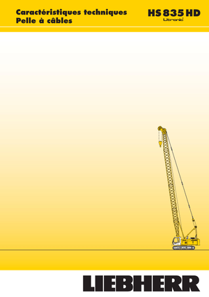 Żurawie gąsienicowe — wysięgnik kratowy Liebherr HS 835 HD Litr.