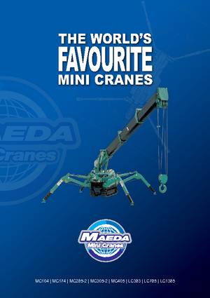 Żurawie gąsienicowe — wysięgnik teleskopowy Maeda MC 405 CRME