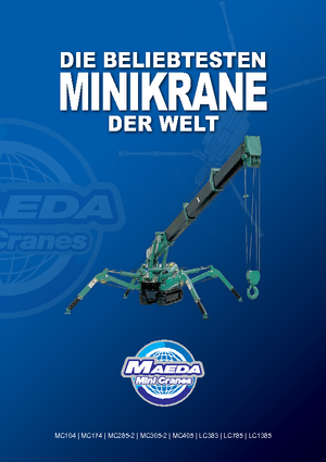 Żurawie gąsienicowe — wysięgnik teleskopowy Maeda MC 405 CRME