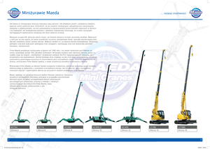 Żurawie gąsienicowe — wysięgnik teleskopowy Maeda MC 405 CRME