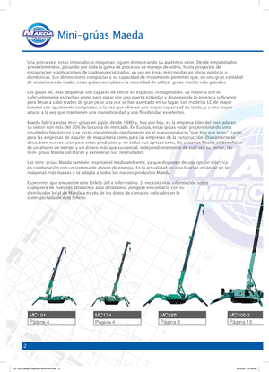 Żurawie gąsienicowe — wysięgnik teleskopowy Maeda MC 405 CRME