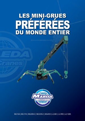 Żurawie gąsienicowe — wysięgnik teleskopowy Maeda MC 405 CRME