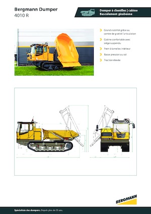 Wozidła gąsienicowe Bergmann 4010R