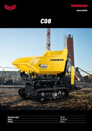 Wozidła gąsienicowe Yanmar C 08 HI Tip +