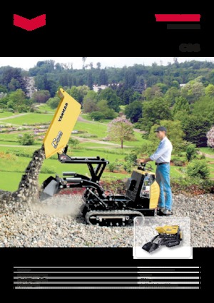 Wozidła gąsienicowe Yanmar C 08 HI Tip +