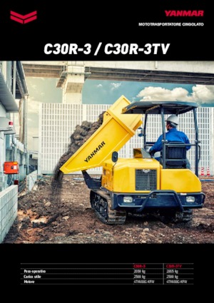 Wozidła gąsienicowe Yanmar C30R-3 