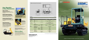 Wozidła gąsienicowe Yanmar C 50 R 3