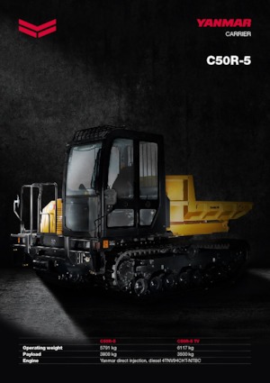 Wozidła gąsienicowe Yanmar C 50 R 5