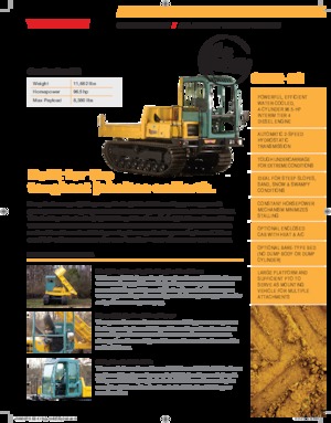 Wozidła gąsienicowe Yanmar C50R-3C