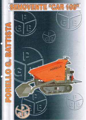 Wozidła gąsienicowe Porello Car 100