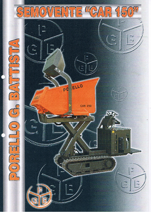 Wozidła gąsienicowe Porello Car 150