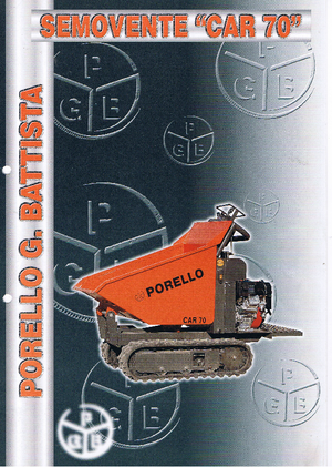 Wozidła gąsienicowe Porello Car 70