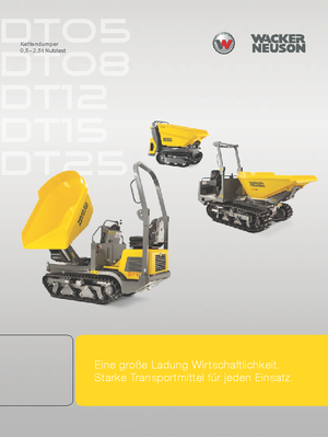 Wozidła gąsienicowe Wacker Neuson DT08