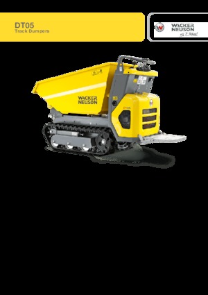 Wozidła gąsienicowe Wacker Neuson DT05