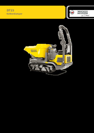 Wozidła gąsienicowe Wacker Neuson DT15