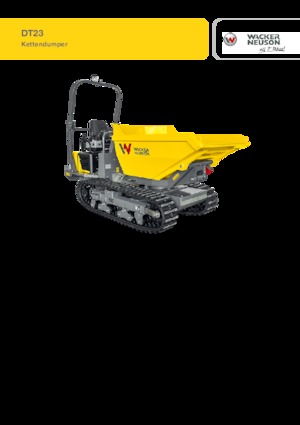 Wozidła gąsienicowe Wacker Neuson DT23