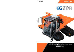 Wozidła gąsienicowe Hitachi EG 70 R 3