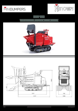Wozidła gąsienicowe Hinowa HS1102