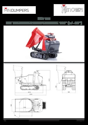 Wozidła gąsienicowe Hinowa HS1103