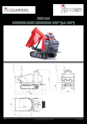 Wozidła gąsienicowe Hinowa HS1103