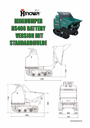 Wozidła gąsienicowe Hinowa HS400