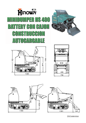 Wozidła gąsienicowe Hinowa HS400