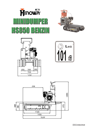 Wozidła gąsienicowe Hinowa HS850B