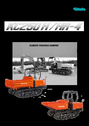 Wozidła gąsienicowe Kubota KC 250 H-4