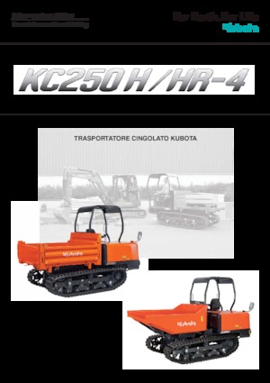 Wozidła gąsienicowe Kubota KC 250 H-4