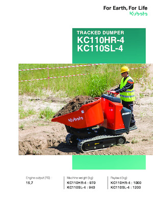 Wozidła gąsienicowe Kubota KC110SL-4