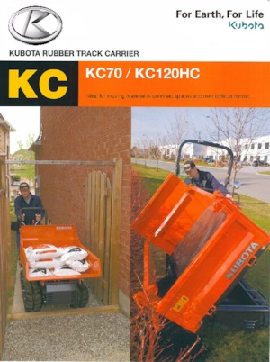 Wozidła gąsienicowe Kubota KC120HC-4