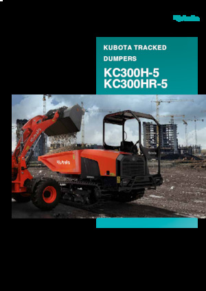 Wozidła gąsienicowe Kubota KC300HR-5