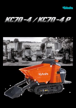 Wozidła gąsienicowe Kubota KC70-4